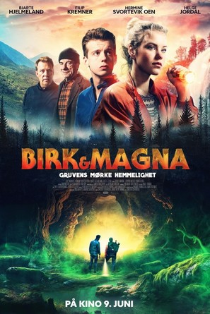 Birk &amp; Magna - Gruvens m&oslash;rke hemmelighet - Norwegian Movie Poster (thumbnail)