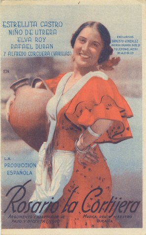 Rosario la cortijera - Spanish Movie Poster (thumbnail)