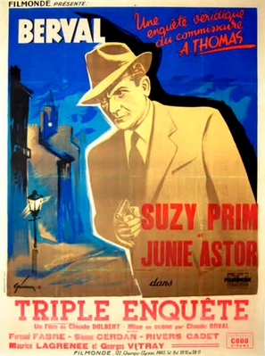Triple enqu&ecirc;te - French Movie Poster (thumbnail)