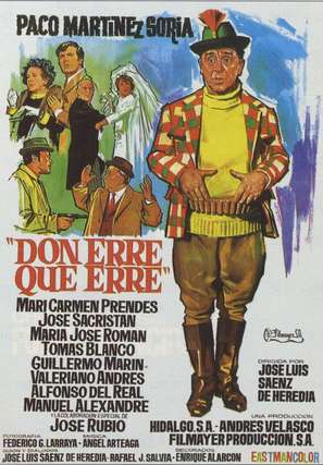 Don Erre que erre - Spanish Movie Poster (thumbnail)