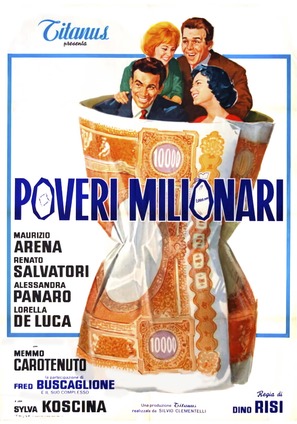 Poveri milionari - Italian Movie Poster (thumbnail)
