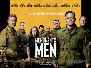 The Monuments Men - British Movie Poster (thumbnail)