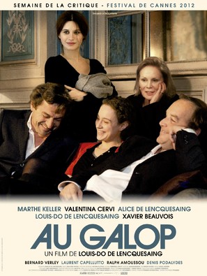 Au galop - French Movie Poster (thumbnail)