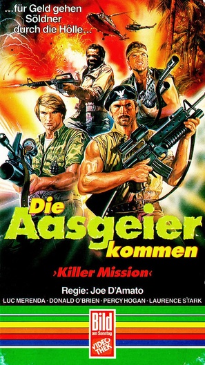 Duri a morire - German VHS movie cover (thumbnail)