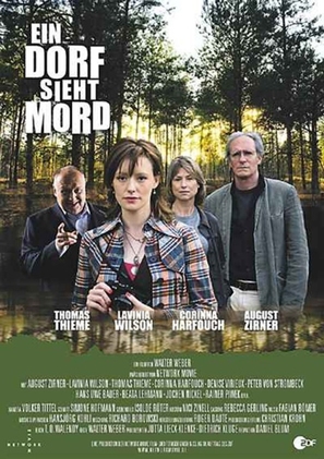 Ein Dorf sieht Mord - German Movie Poster (thumbnail)