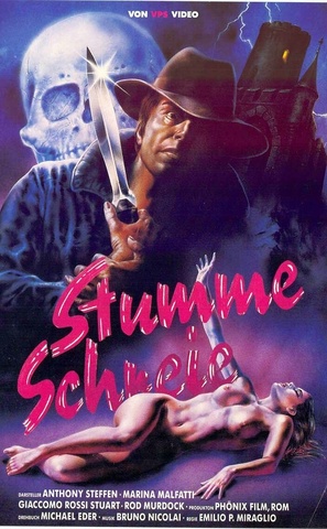 La notte che Evelyn usc&igrave; dalla tomba - German VHS movie cover (thumbnail)