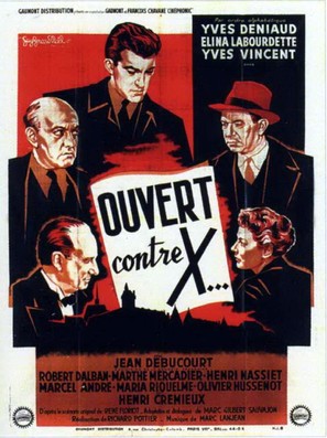 Ouvert contre X - French Movie Poster (thumbnail)
