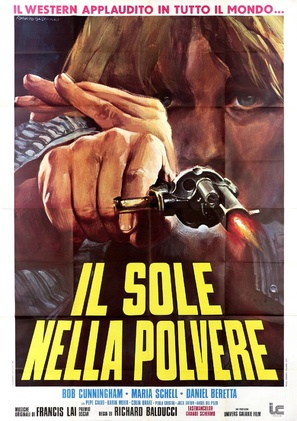 Dans la poussi&egrave;re du soleil - Italian Movie Poster (thumbnail)