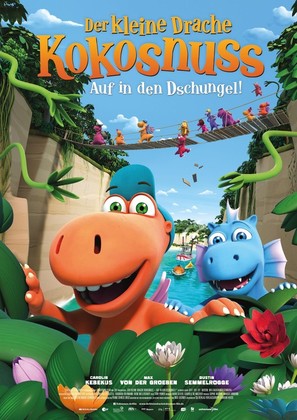 Der kleine Drache Kokosnuss - Auf in den Dschungel! - German Movie Poster (thumbnail)