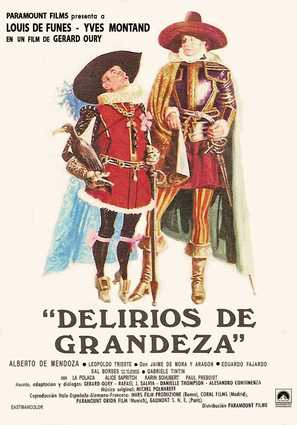 La folie des grandeurs - Spanish Movie Poster (thumbnail)