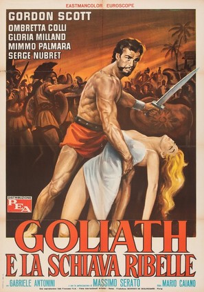 Goliath e la schiava ribelle - Italian Movie Poster (thumbnail)