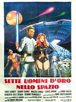 Sette uomini d&#039;oro nello spazio - Italian Movie Poster (thumbnail)