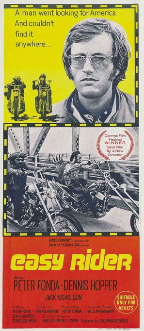 Easy Rider - Australian Movie Poster (thumbnail)