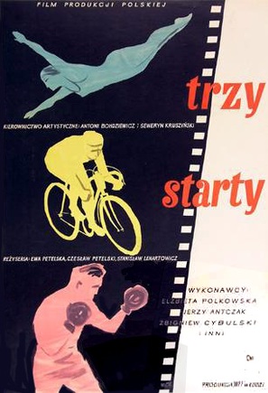 Trzy starty - Polish Movie Poster (thumbnail)