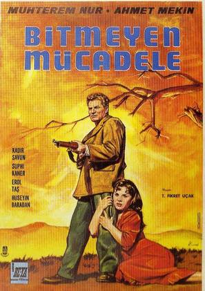 Bitmeyen m&uuml;cadele - Turkish Movie Poster (thumbnail)