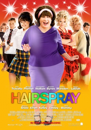 Hairspray - Turkish Movie Poster (thumbnail)