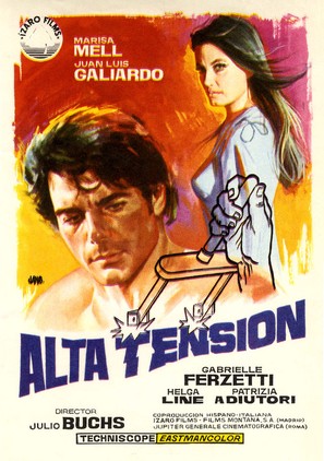 Alta tensi&oacute;n - Spanish Movie Poster (thumbnail)