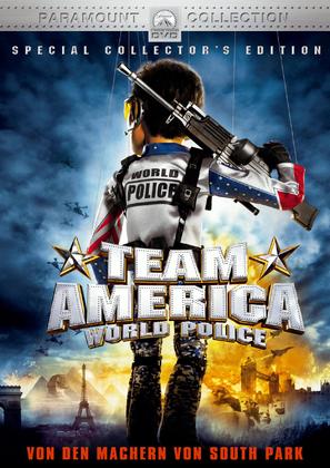 Team America: World Police - German DVD movie cover (thumbnail)