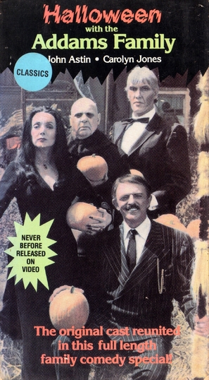 Halloween with the New Addams Family - VHS movie cover (thumbnail)