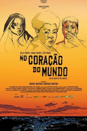 No cora&ccedil;&atilde;o do mundo - Brazilian Movie Poster (thumbnail)