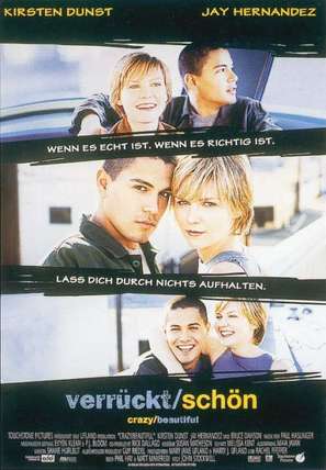 Crazy/Beautiful - German Movie Poster (thumbnail)