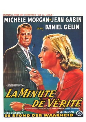 La minute de v&eacute;rit&eacute; - Belgian Movie Poster (thumbnail)