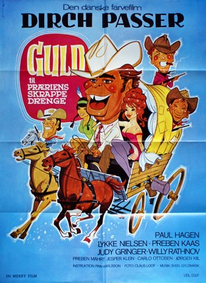 Guld til pr&aelig;riens skrappe drenge - Danish Movie Poster (thumbnail)