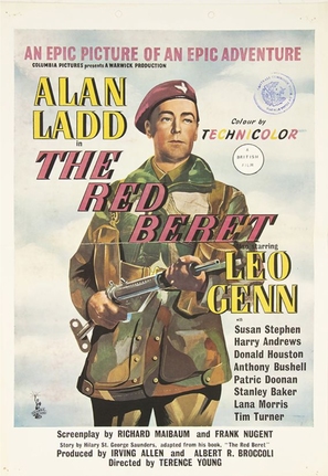 The Red Beret - British Movie Poster (thumbnail)