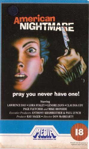 American Nightmare - British VHS movie cover (thumbnail)