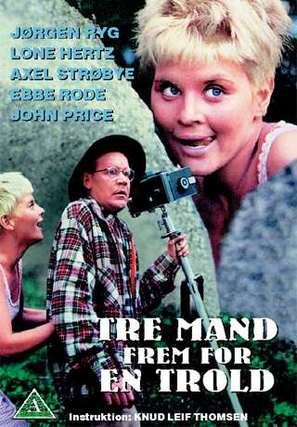 Tre mand frem for en trold - Danish DVD movie cover (thumbnail)