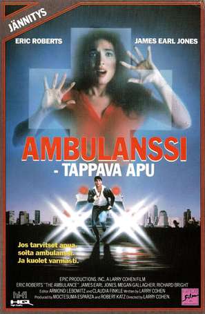 The Ambulance - Finnish VHS movie cover (thumbnail)