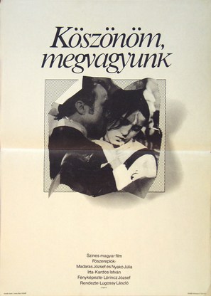 K&ouml;sz&ouml;n&ouml;m, megvagyunk - Hungarian Movie Poster (thumbnail)