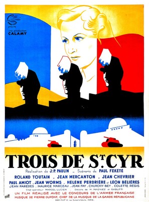 Trois de St Cyr - French Movie Poster (thumbnail)