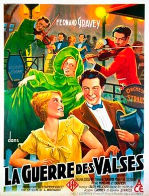 La guerre des valses - French Movie Poster (thumbnail)