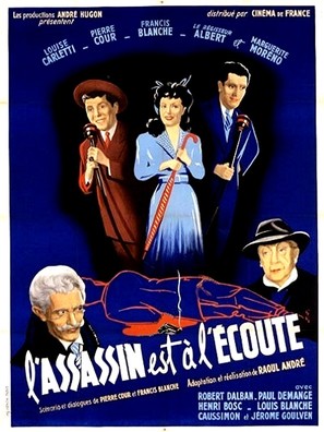 L&#039;assassin est &agrave; l&#039;&eacute;coute - French Theatrical movie poster (thumbnail)