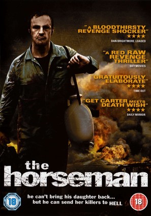 The Horseman - British DVD movie cover (thumbnail)