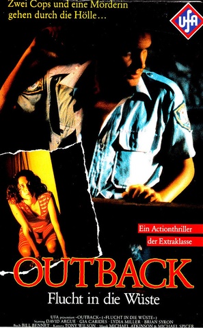 Backlash - German VHS movie cover (thumbnail)