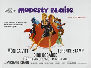 Modesty Blaise - British Movie Poster (thumbnail)