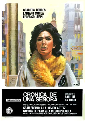Crónica de una señora Poster