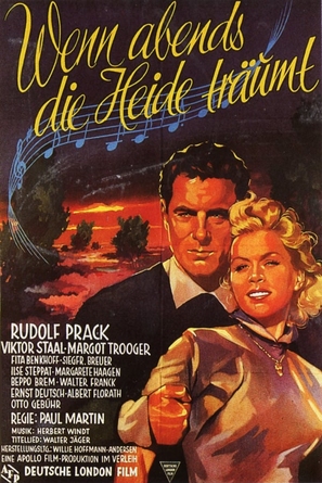 Wenn abends die Heide tr&auml;umt - German Movie Poster (thumbnail)