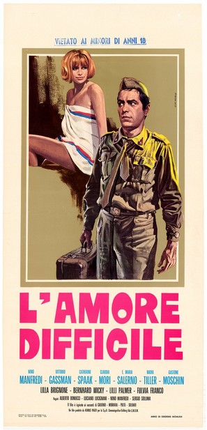 L&#039;amore difficile - Italian Movie Poster (thumbnail)