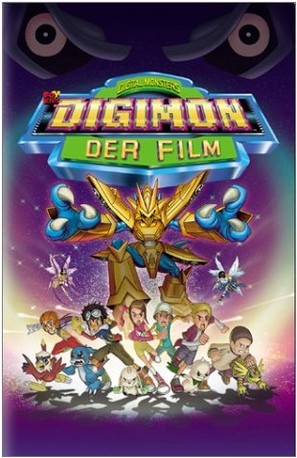Digimon: The Movie - German DVD movie cover (thumbnail)