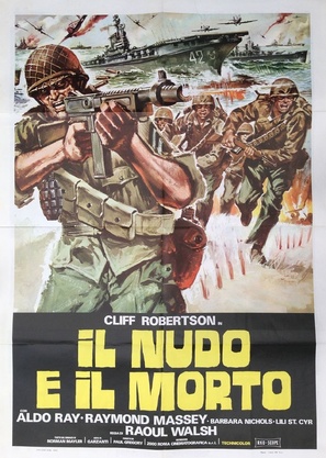 The Naked and the Dead - Italian Movie Poster (thumbnail)