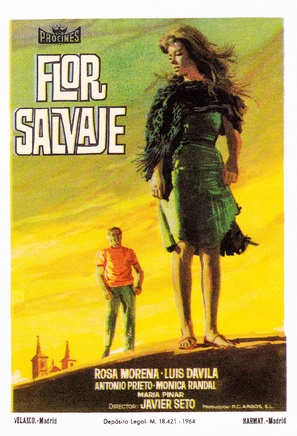Flor salvaje - Spanish Movie Poster (thumbnail)