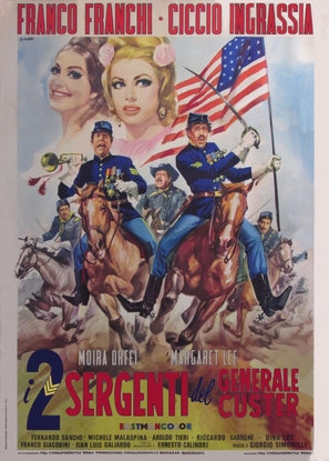 I due sergenti del generale Custer - Italian Movie Poster (thumbnail)