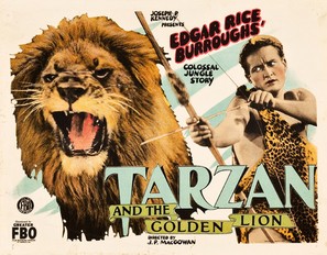Tarzan and the Golden Lion - Movie Poster (thumbnail)
