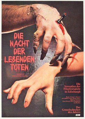 Night of the Living Dead - German Movie Poster (thumbnail)