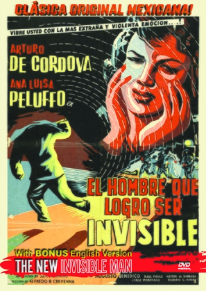El hombre que logr&oacute; ser invisible - Mexican DVD movie cover (thumbnail)