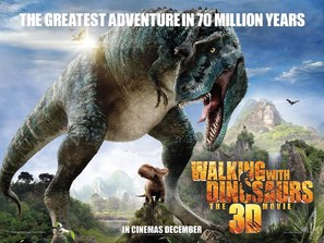 Walking with Dinosaurs 3D - British Movie Poster (thumbnail)