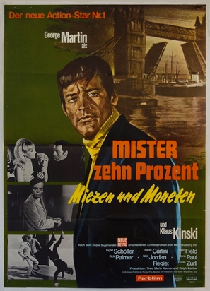 Mister Zehn Prozent - Miezen und Moneten - German Movie Poster (thumbnail)